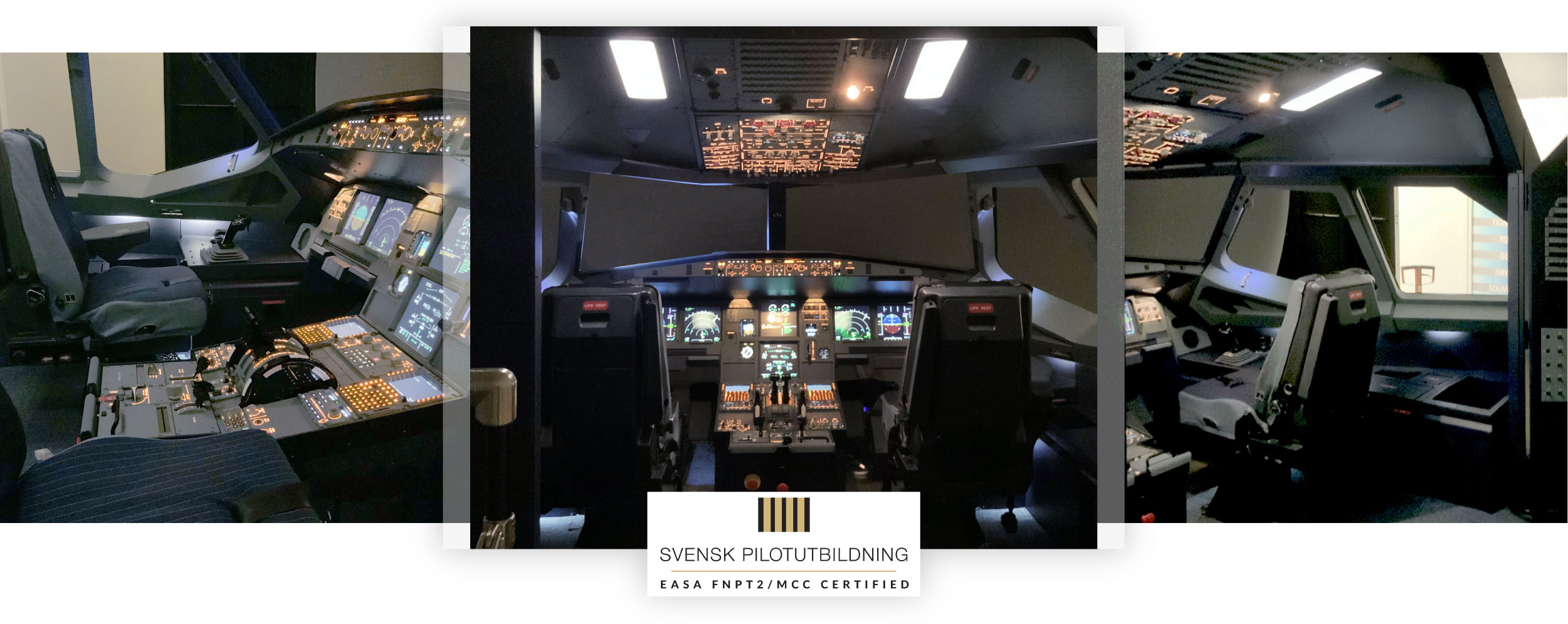 FNPT II MCC approved flight simulators