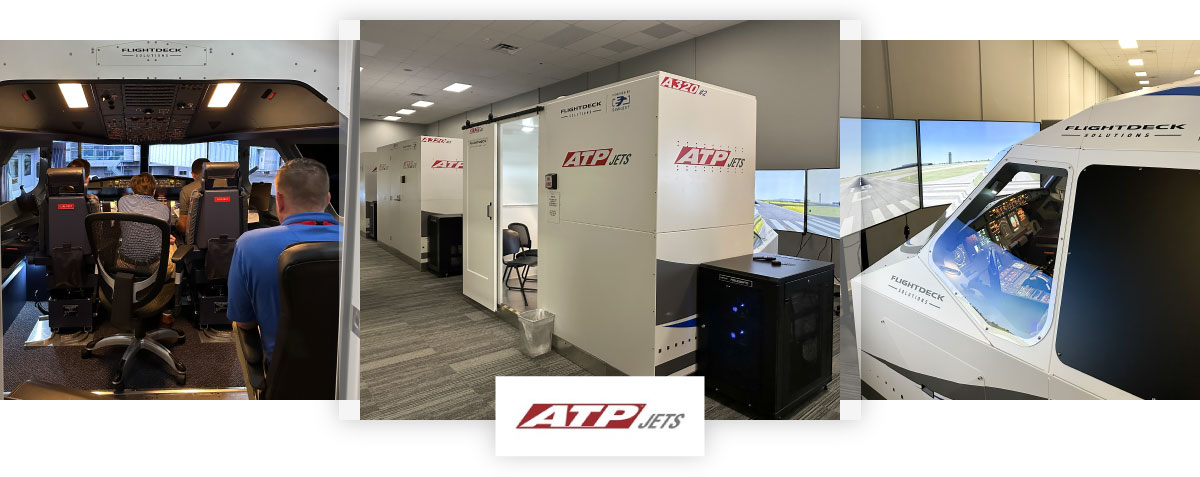 B737MAX Simulator Flight Deck At Western Michigan University