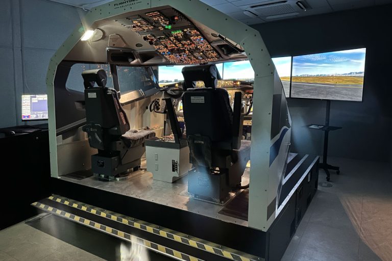 FDS B737 flight training device at Eastar Jet