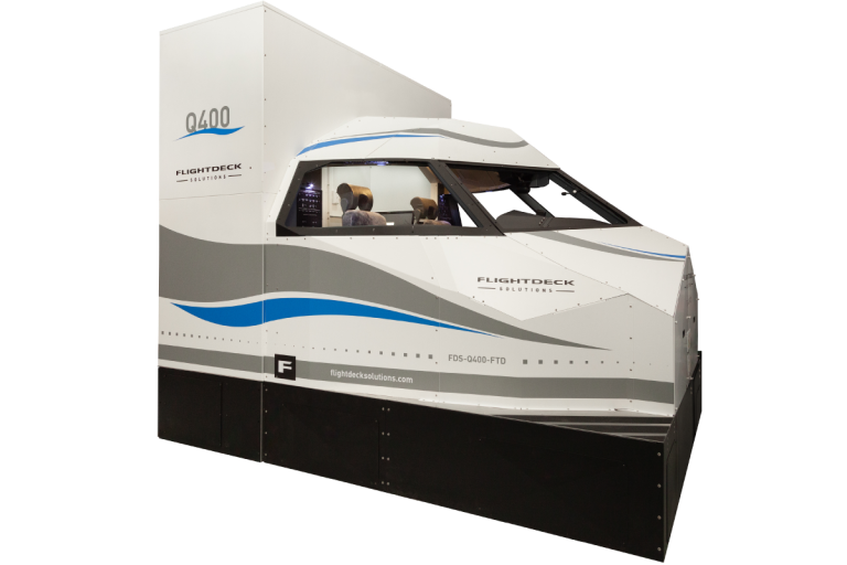 Flightdeck Solutions Q400 flight training device